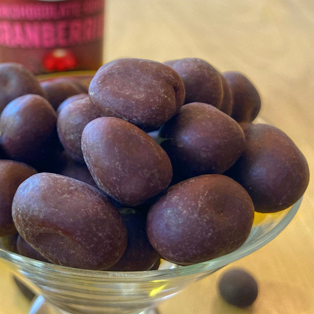 Dark Chocolate-Covered Cranberries