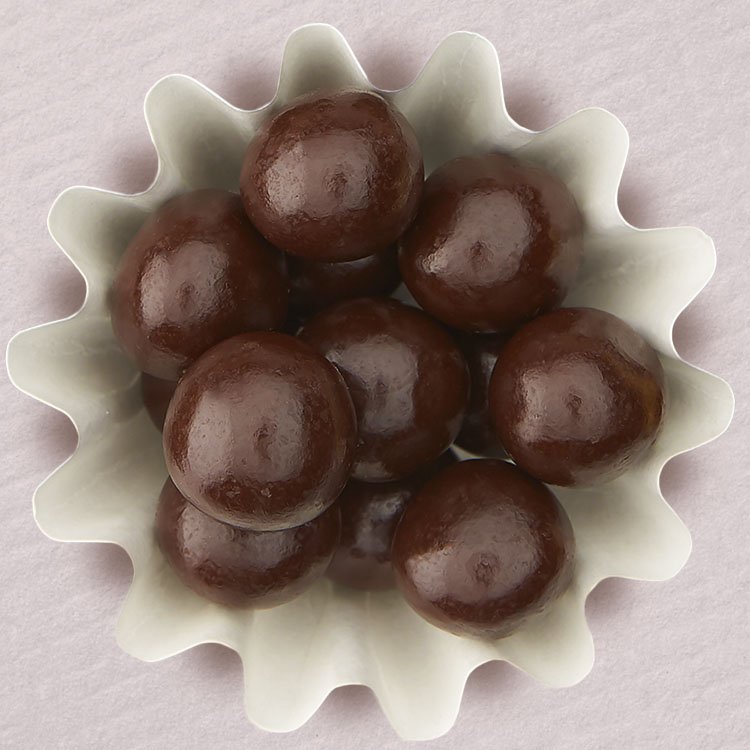 Milk or Dark Chocolate-Covered Hazelnuts