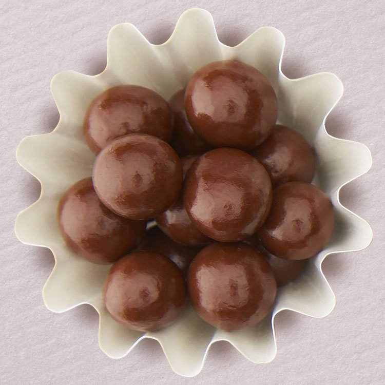 Milk or Dark Chocolate-Covered Hazelnuts